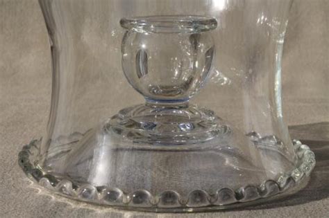 Large Clear Glass Hurricane Lamp For Candles Vintage Chimney Shade