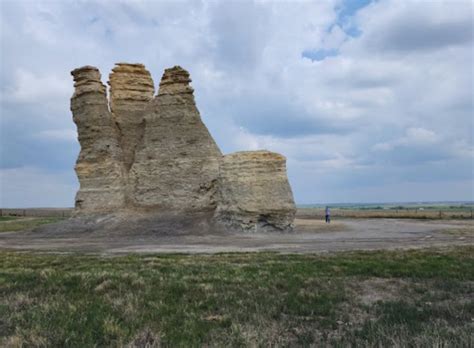 Castle Rock In Kansas Is A Hidden Rock Formation Near Collyer