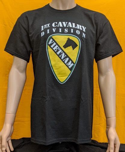 T Shirt 1st Cavalry Division Vietnam Crossed Sabers Chapter T Shop