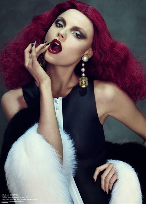 Magdalena Frackowiak Gorgeous Redhead Beautiful Lips Gorgeous Hair