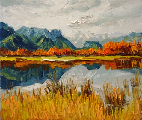 Oil Painting Autumn Landscape Shop Online On Livemaster With Shipping