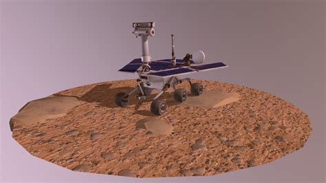 Mars Rover Simulation Animation D Model By Caboose D Fd C