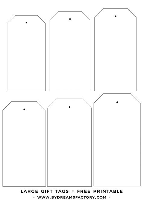 Diy large gift tags