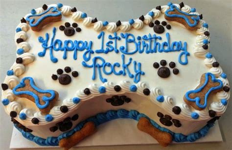 Dog Cake 9″ Bone Happy Dog Barkery