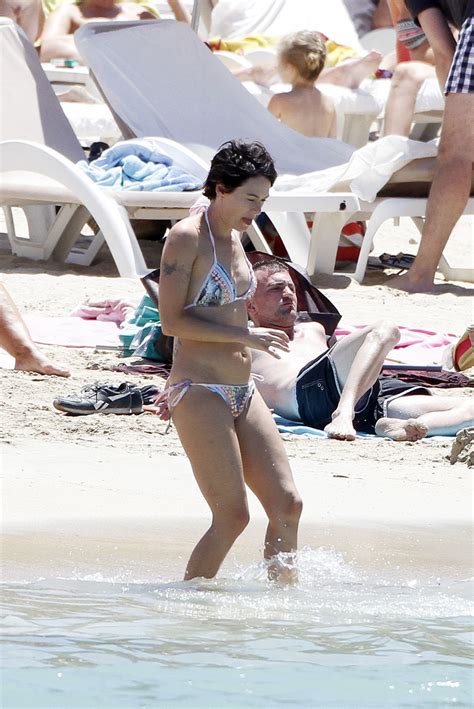 Lena Headey In Bikini At A Beach In Ibiza Hawtcelebs
