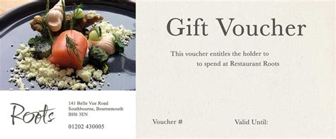 Gift Voucher | Restaurant Roots
