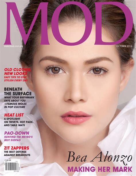 ★startriga Bea Alonzo Mod Philippines Magazine October 2012 Issue Cover