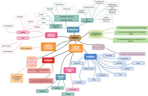 Concept Map For Animals Gymsinvannuys