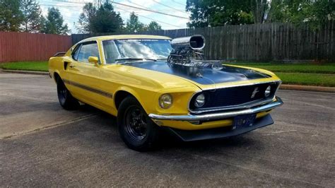1969 Ford Mustang Fastback Mach 1 Tribute Pro Street Blown Supercharged