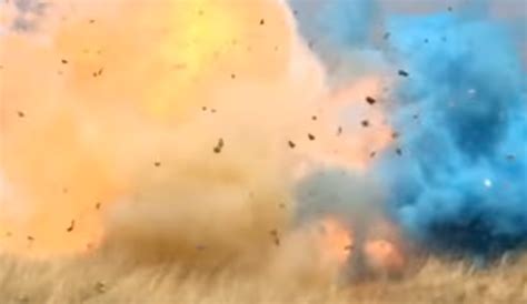 Watch Gender Reveal Party Explosion Starts Massive Wildfire