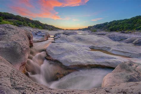 Texas Hill Country Sunset On The Pedernales River 7262 Photograph By