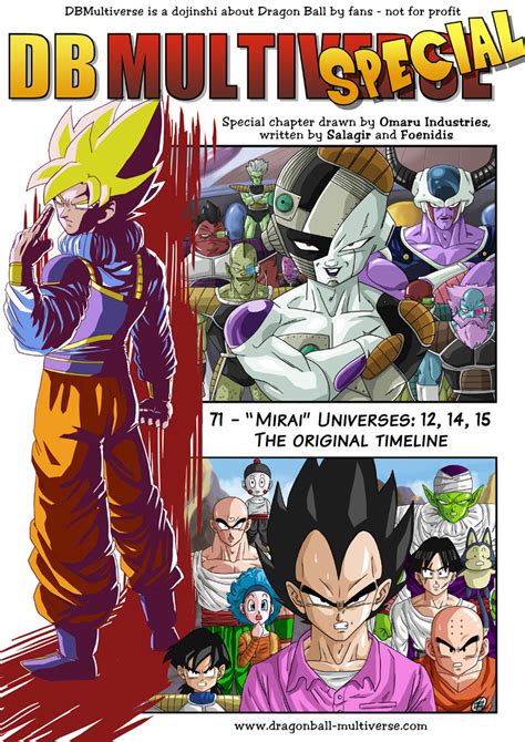 Dbz Multiverse Manga Dragon Ball Multiverse Dbm The Sequel Of The Manga Is A Dojinshi Manga