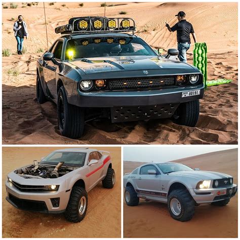 Lifted Mustangs Challengers And Camaros Of Middle East Flex Off Road
