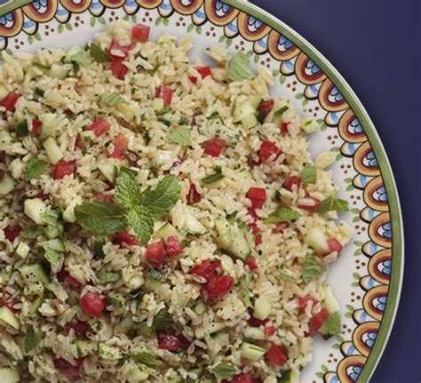 Arabs pride themselves in producing light, fluffy rice, with a nutty and rich flavor, well seasoned enough to stand on its own. Middle East Rice Tabbouleh from RiceSelect™ | BigOven Blog ...