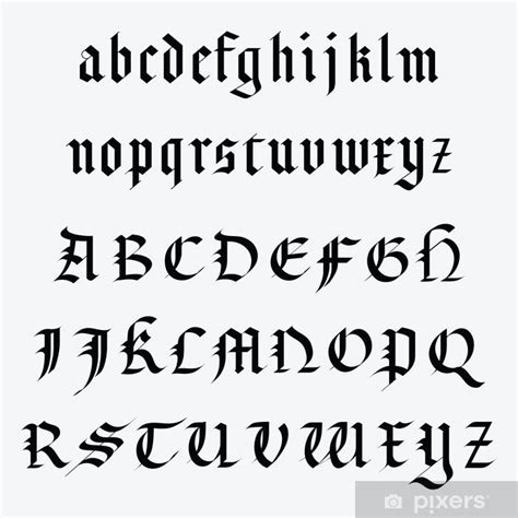 Risultati Immagini Per Caratteri Medievali Alfabeto Alphabet Images