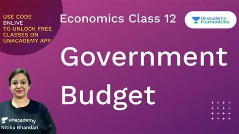 Government Budget Dr Nitika Bhandari Economics Class 12 Youtube