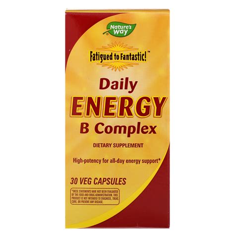 nature s way fatigued to fantastic daily energy b complex 30 veg capsules iherb