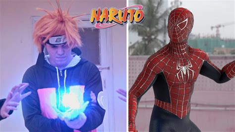 Naruto Fights Spider Man Naruto Vs Spider Man Vfx Film Youtube