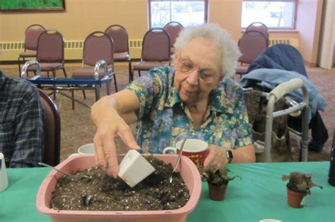 There's nothing more fun than celebrating the holidays. Rejuvenated garden therapy program for seniors. We used ...