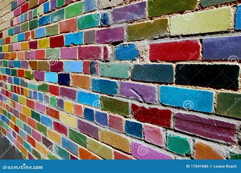 Painted Brick Wall Royalty Free Stock Image Image 17041686