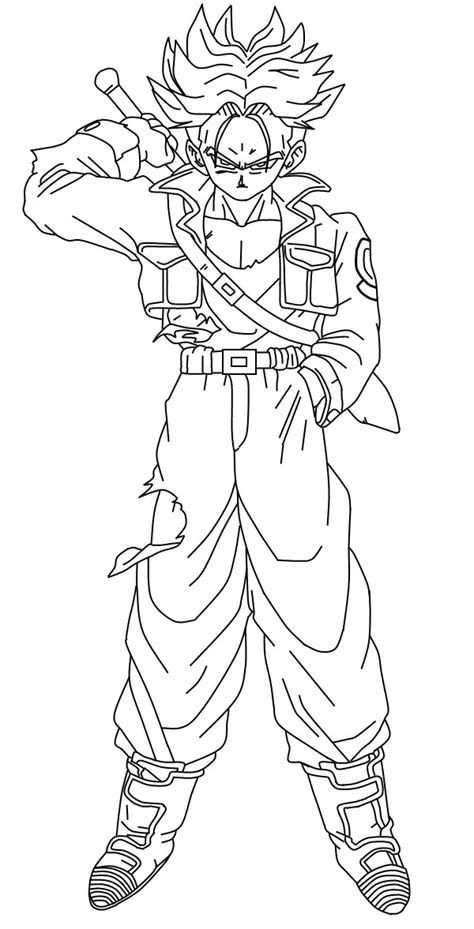 Trunks Coloring Pages At Free Printable Colorings