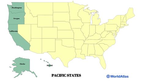 Pacific States Worldatlas