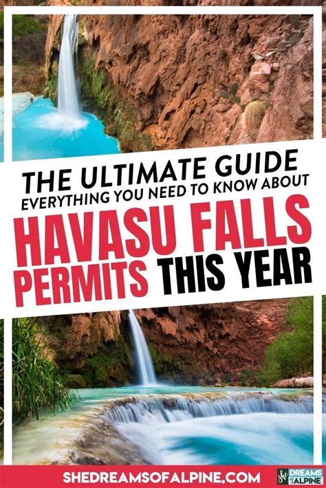 Get Ready 2020 Havasu Falls Permits Everything You Need To Know About The Permit Process To