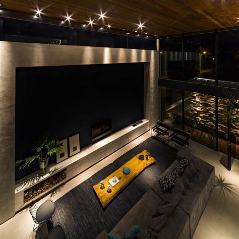 Architecturally Striking Two Story Modern Dwelling In Brazil Natural