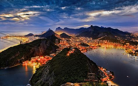Rio De Janeiro At Night