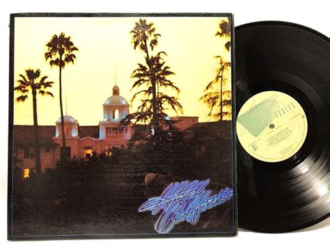 The Eagles Hotel California Original Elektra 7e 1084 Poster Lp Vinyl