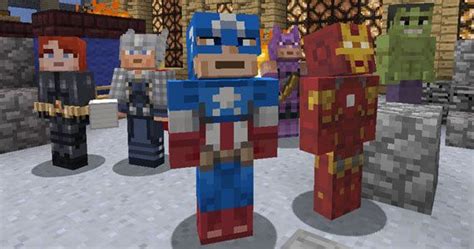 Marvels Avengers Assemble In Minecraft Xbox 360 Edition