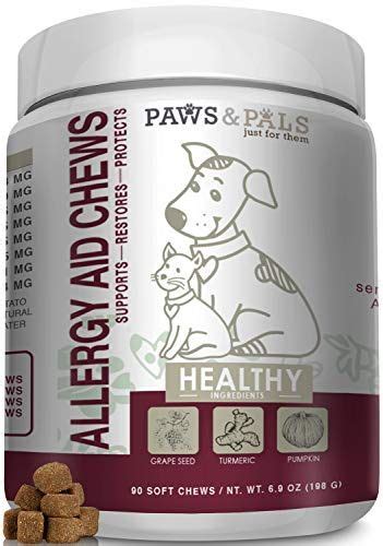 Paws And Pals Allergy Immune Supplement Aid For Dog And Cats