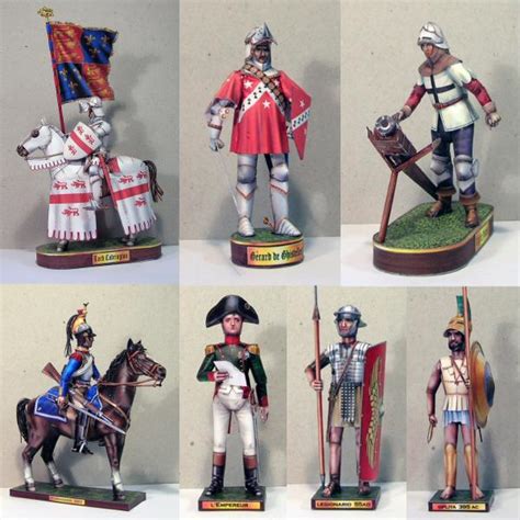 Paper Models Of Historic Soldiers