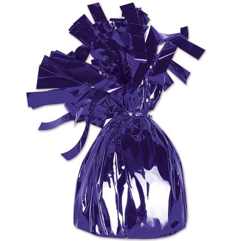 Purple Foil Balloon Weight Party At Lewis Elegant Party Supplies