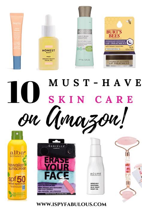 10 must have skin care products on amazon i spy fabulous