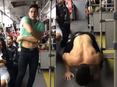 Video Modelo hizo striptease en TransMilenio y se volvió tendencia en