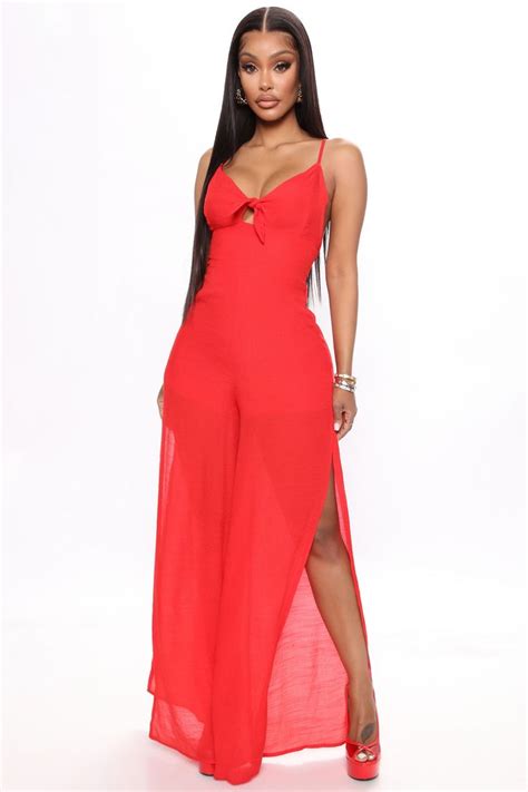 Simple Summers Jumpsuit Red In Fashion Jumpsuit Summer Red Jumpsuit
