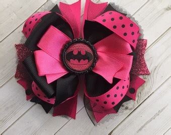 Items Similar To Polka Dot Batgirl Shirt Black And Pink On Etsy