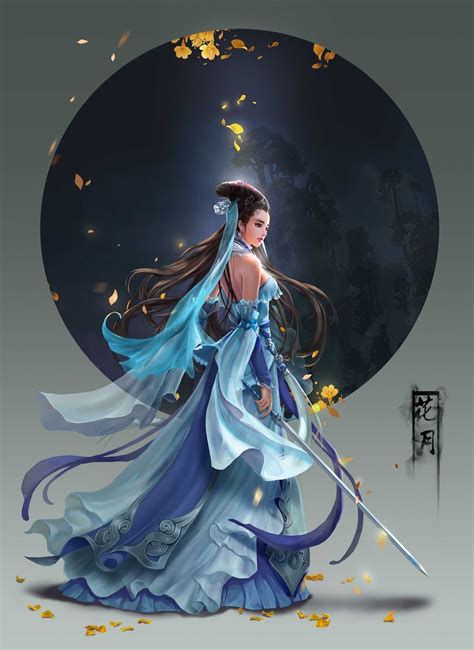 The Mystic World Of Terallynn Fantasy Artwork Anime Chiến Binh