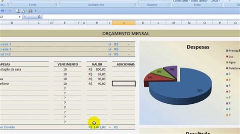 Planilha Para Orçamento Doméstico Youtube