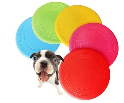 Dog Frisbee Silicone Pet Toy Silicone Frisbee Throwing Training
