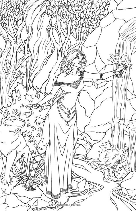 Explore 623989 free printable coloring pages for your kids and adults. Advanced Fantasy Coloring Pages | Fairy coloring pages ...