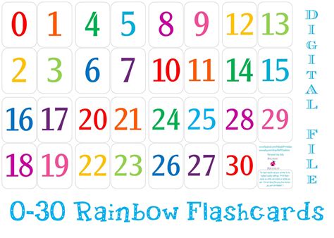 5 Best Images Of Printable Number Cards To 50 Printable Number Flash