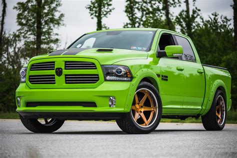 Bryan Savages Dodge Ram 1500 On Forgeline Cv3c Truck Wheels Carbuff