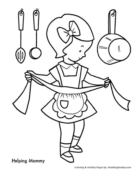 Www.crayola.com you can use several slow stoves borrowed from good friends or household to carry out your crockpot christmas meal. Helping Mom make Christmas Cookies Coloring Pages - Christmas Activity Sheet | HonkingDonkey