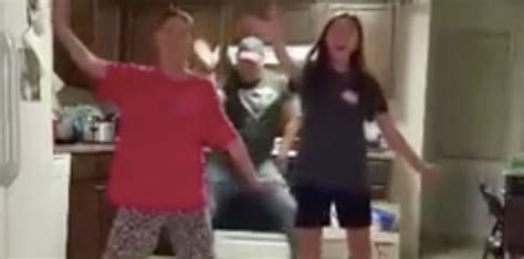 watch this dad secretly out dance his daughters in hilarious video the huffington post