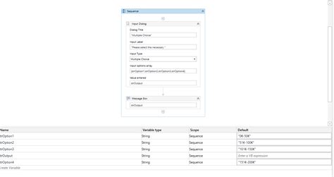 Multiple Choice Input Dialog With Variables Studio Uipath Community