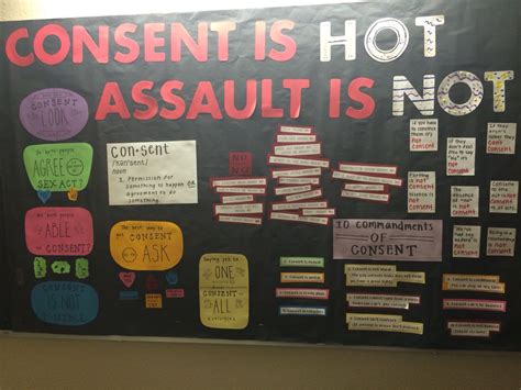 Consent Bulletin Board Ra Ra Bulletin Boards College Bulletin Boards