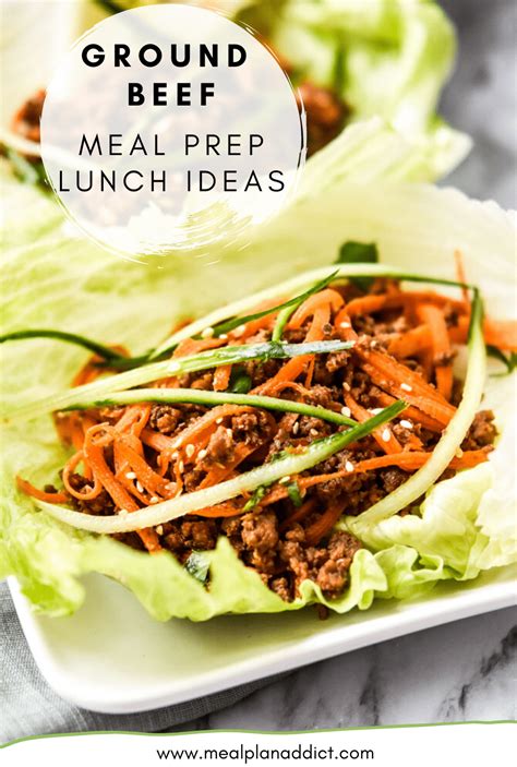 10 Ground Beef Meal Prep Lunch Ideas Meal Plan Addict