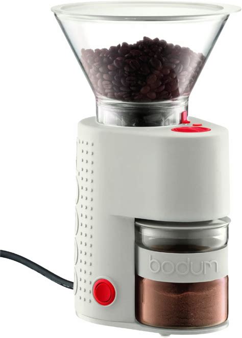 Bodum Bistro Electric Burr Coffee Grinder White Amazonca Home And Kitchen